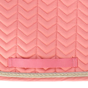 EQUITHÈME Tapis de Selle Softy Jumping Rose Saumon