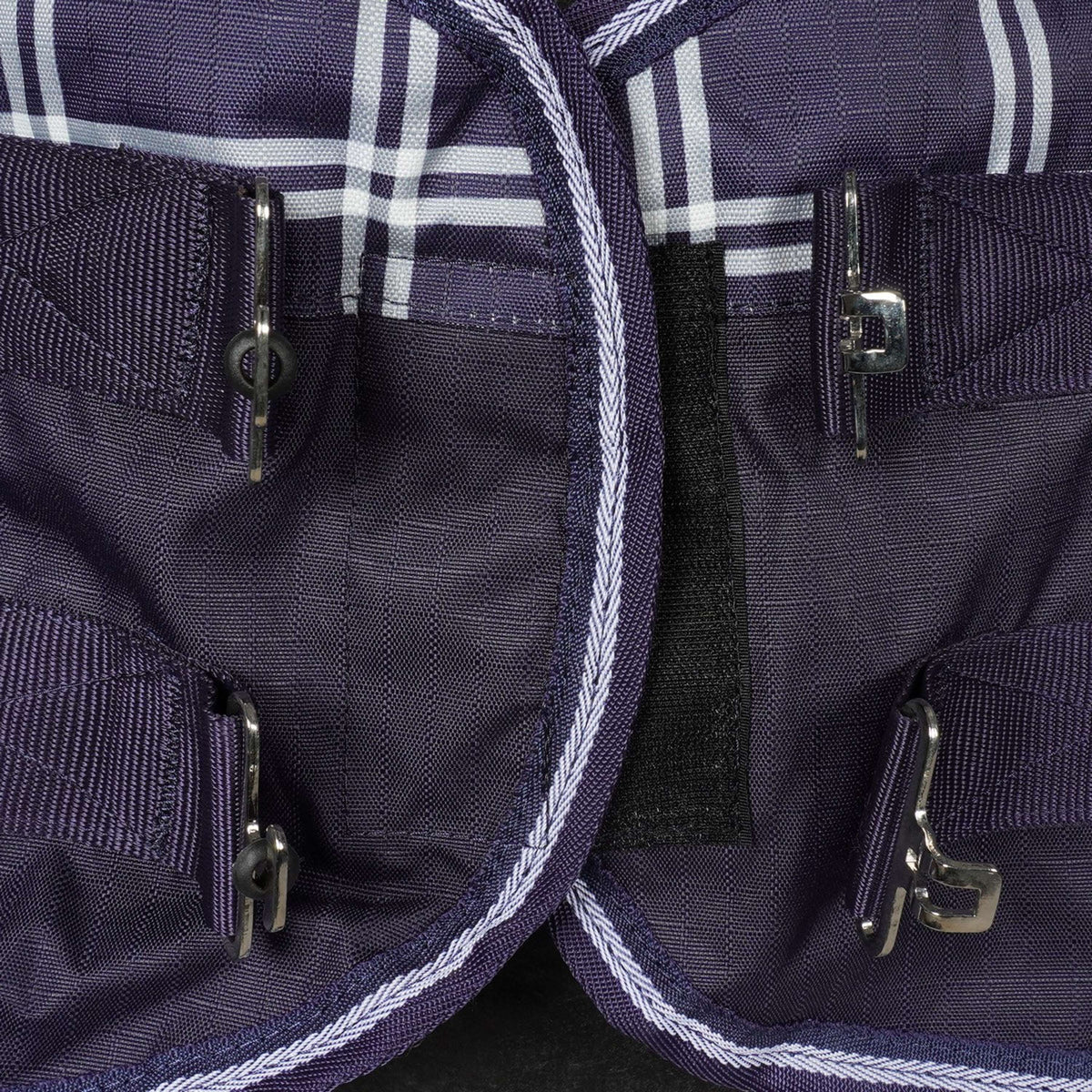 Saxon Couverture Defiant 600D Combo Neck Heavy 300g Navy Plaid