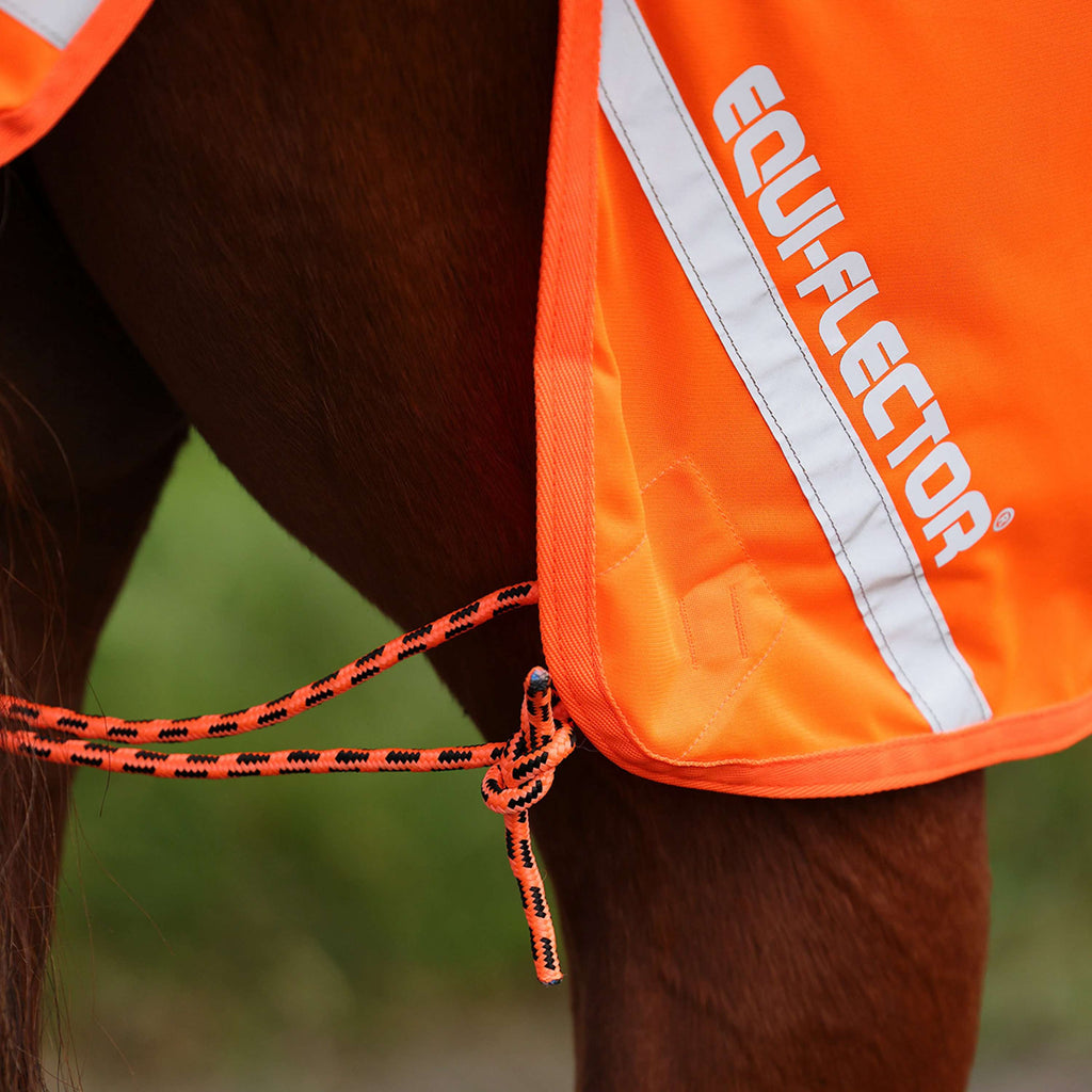 Equi-Flector by Shires Couvre-reins Mesh Réfléchissant Orange