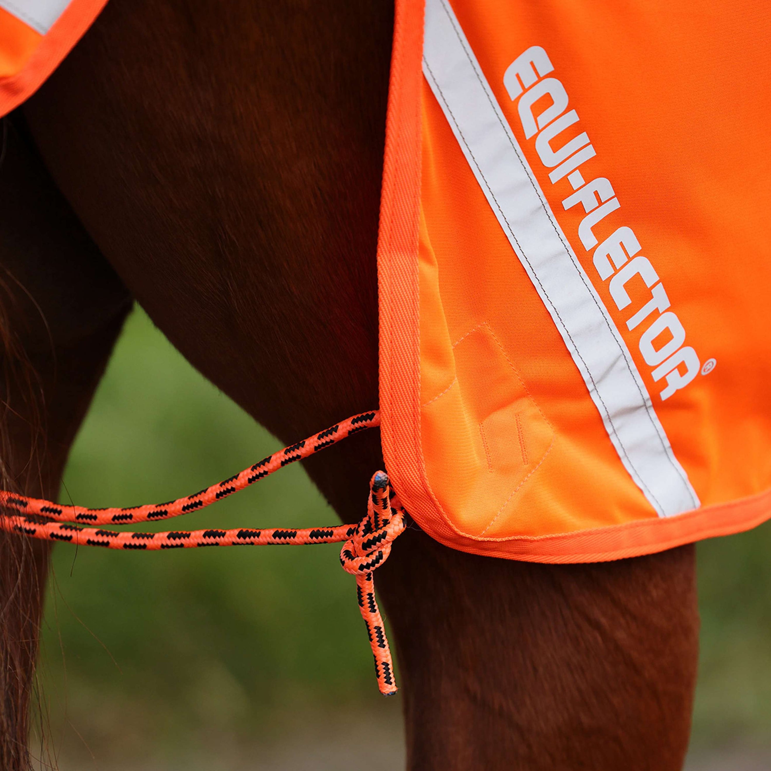 Equi-Flector by Shires Couvre-reins Mesh Réfléchissant Orange