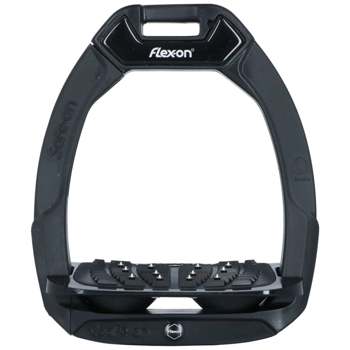 Flex-On Etriers de Sécurité Safe-On Inclined Ultra Grip Noir/Noir/Noir