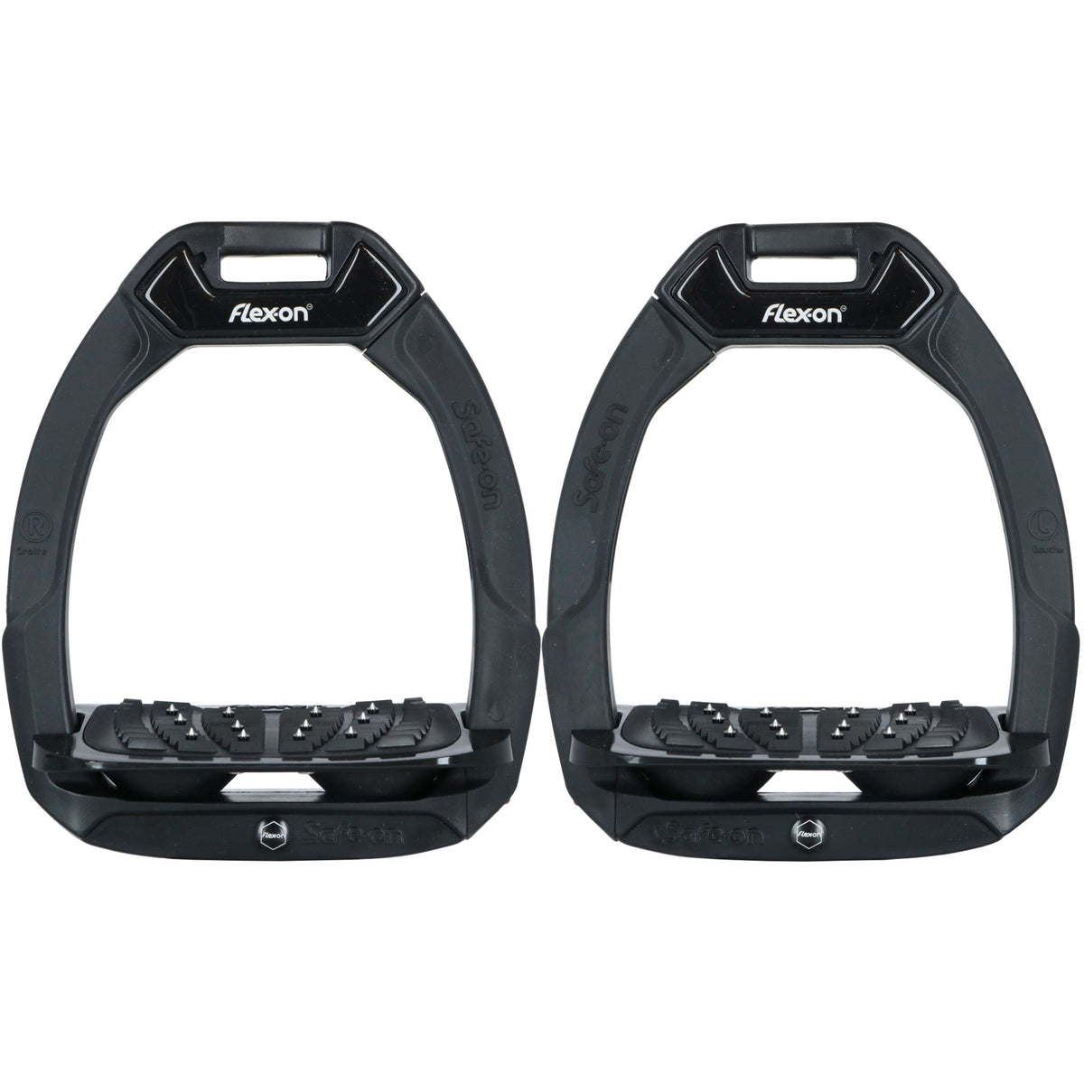 Flex-On Etriers de Sécurité Safe-On Inclined Ultra Grip Noir/Noir/Noir