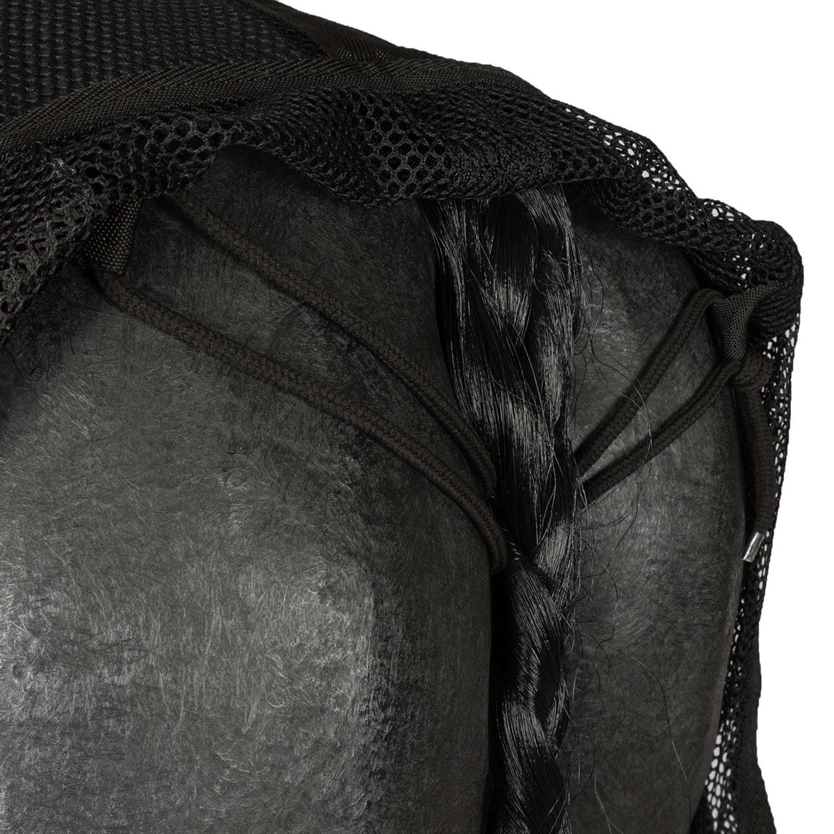 HB Couverture Anti-Mouches pour Hommes avec Couvre-cou Noir