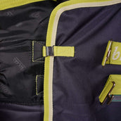 Bucas Oasis Turnout Neck 200g Dark Grey/Lime