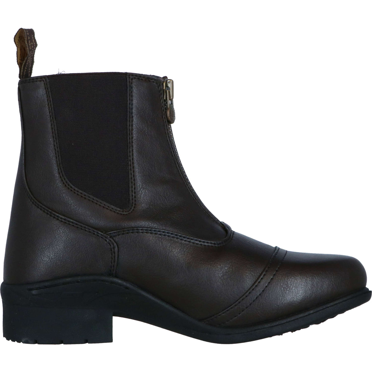 Mountain Horse Jodhpurs Veganza Zip Paddock Marron