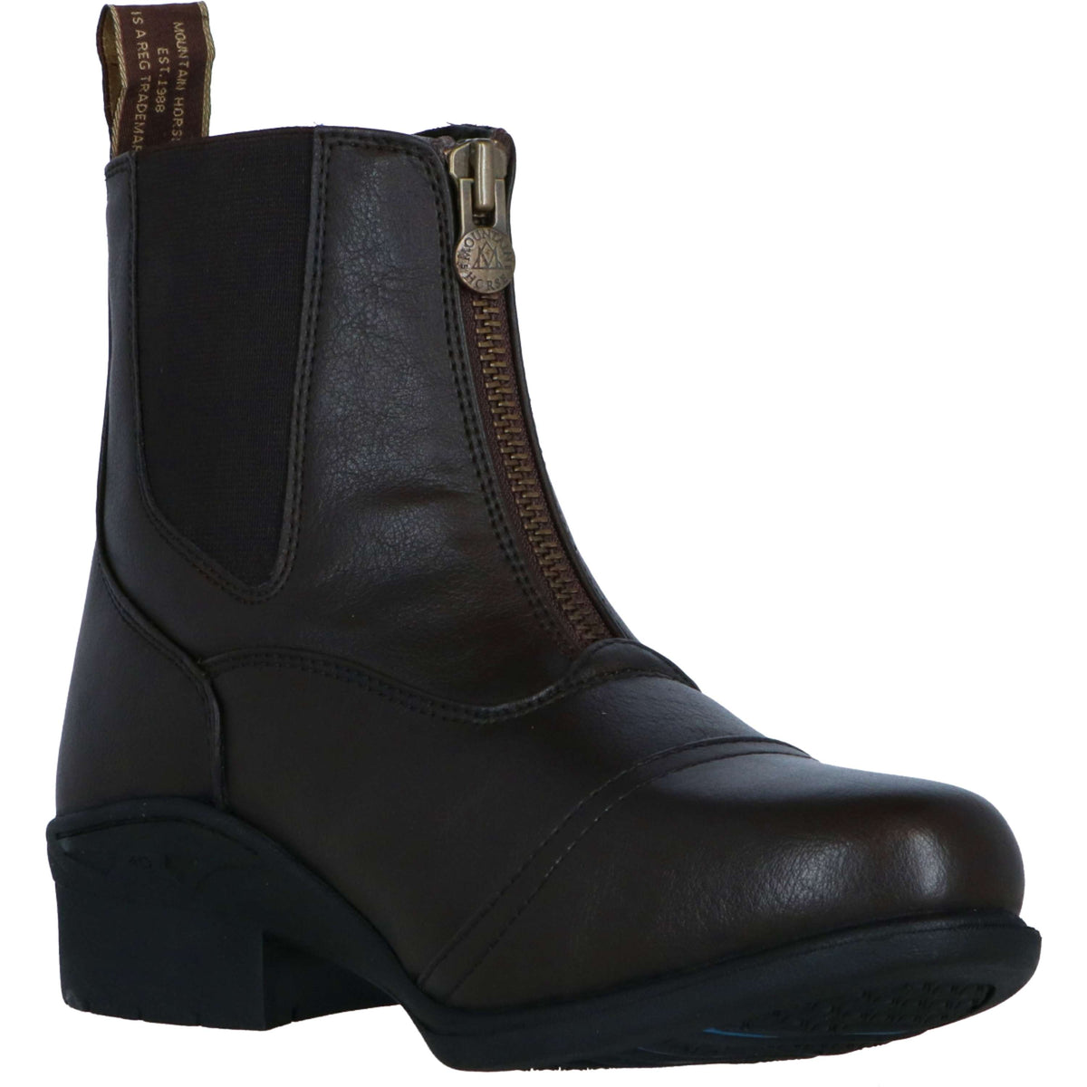 Mountain Horse Jodhpurs Veganza Zip Paddock Marron
