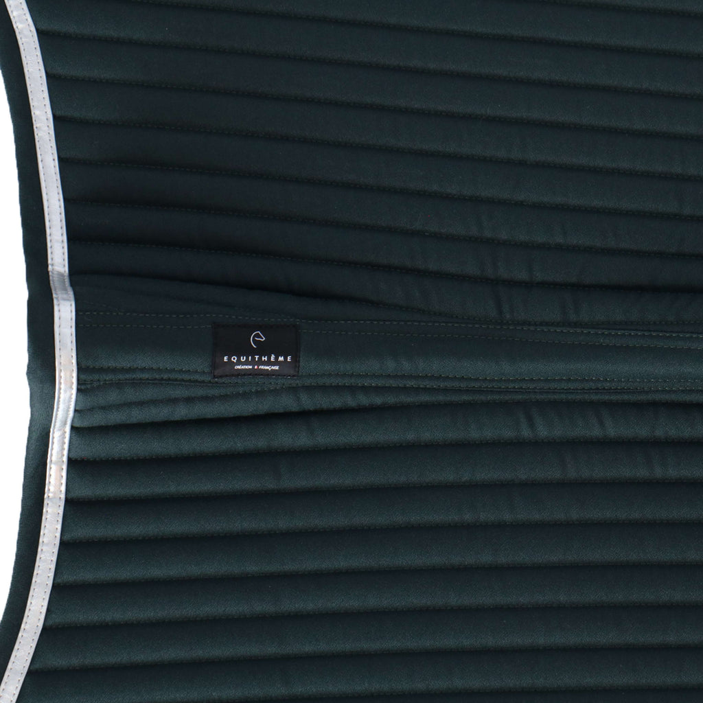 EQUITHÈME Tapis de Selle Spring de Saut Vert Foncé