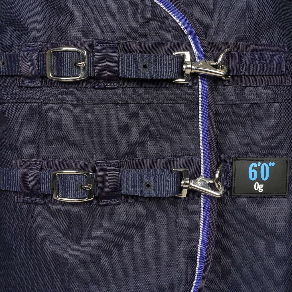 EQUITHÈME Couverture d'Extérieur Classic 1200D 200g Marin