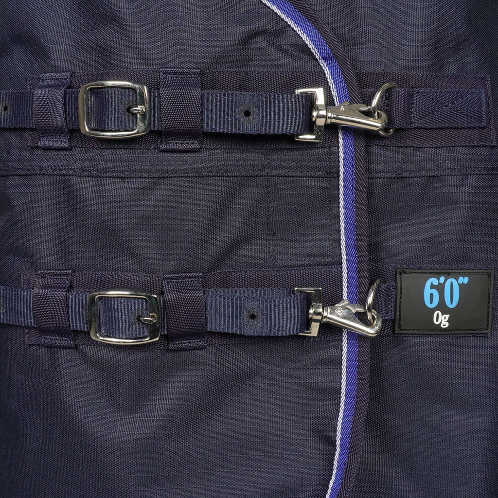 EQUITHÈME Couverture d'Extérieur Classic 1200D 200g Marin