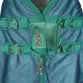WeatherBeeta Couverture Anti-Mouches ComFiTec Green-Tec Airflow Mesh Combo Neck White/Dragonfly Blue