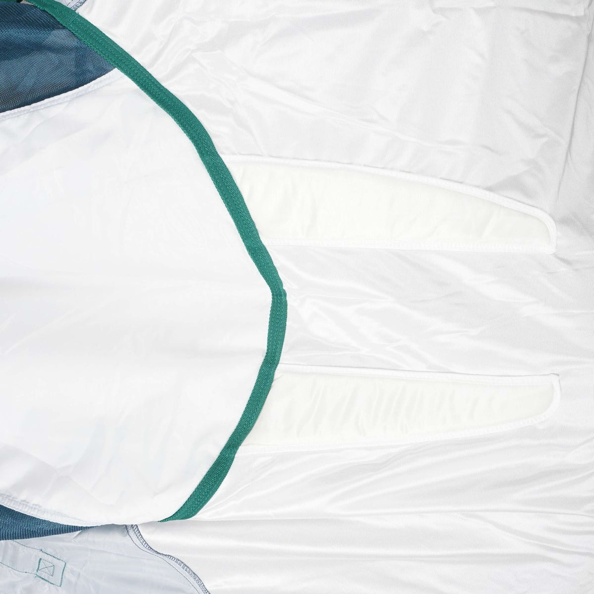 WeatherBeeta Couverture Anti-Mouches ComFiTec Green-Tec Airflow Mesh Combo Neck White/Dragonfly Blue
