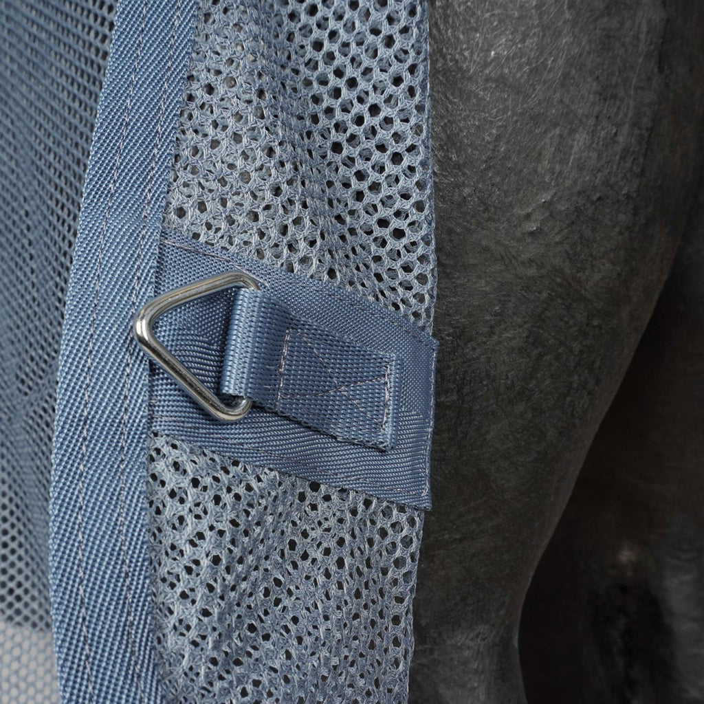 Waldhausen Couverture Anti-Mouches Comfort avec Couverture Chalk Blue