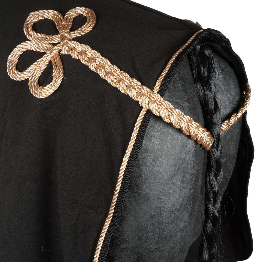 HKM Couvertures Anti-Transpiration Rosegold Glamour Noir/Or rose