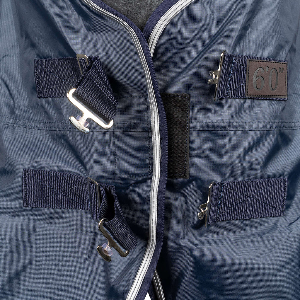 EQUITHÈME Couverture de Pluie Rain Marin