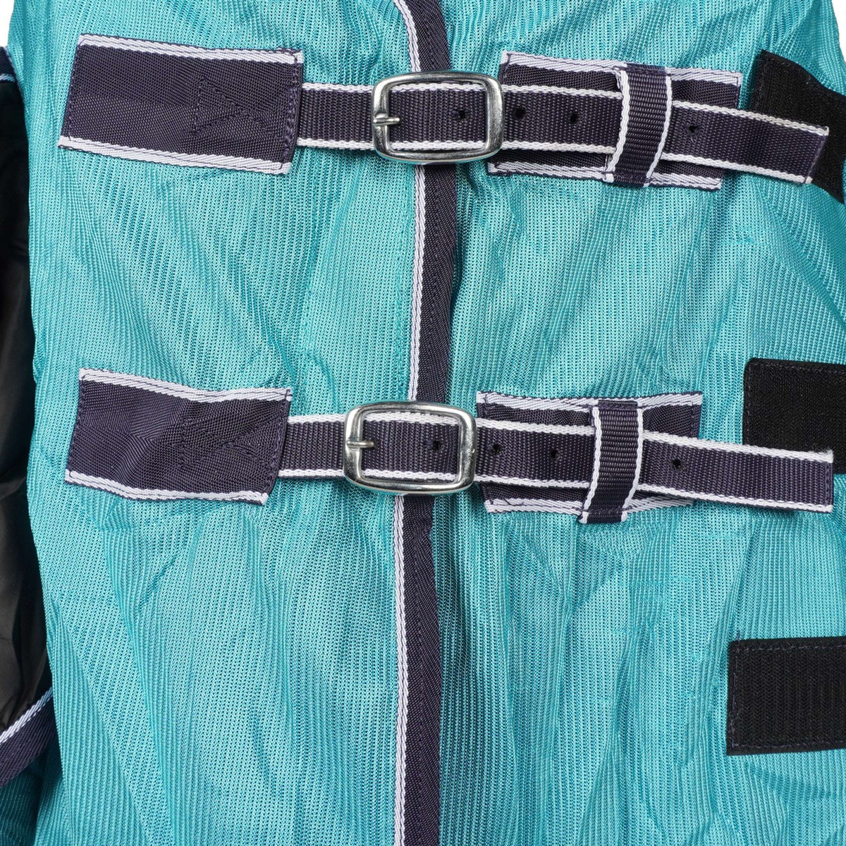 HKM Couverture Anti-Mouches Lissabon avec Couvre-cou Aqua