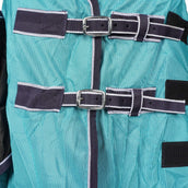 HKM Couverture Anti-Mouches Lissabon avec Couvre-cou Aqua