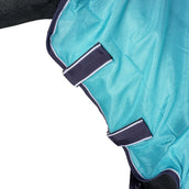 HKM Couverture Anti-Mouches Lissabon avec Couvre-cou Aqua