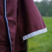 EQUITHÈME Couverture d'Extérieur Tyrex 1200D 0g High Neck Bordeaux