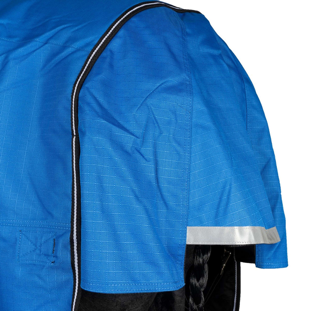 EQUITHÈME Couverture d'Extérieur Tyrex 1200D 300g Aisance High Neck Bleu Royal