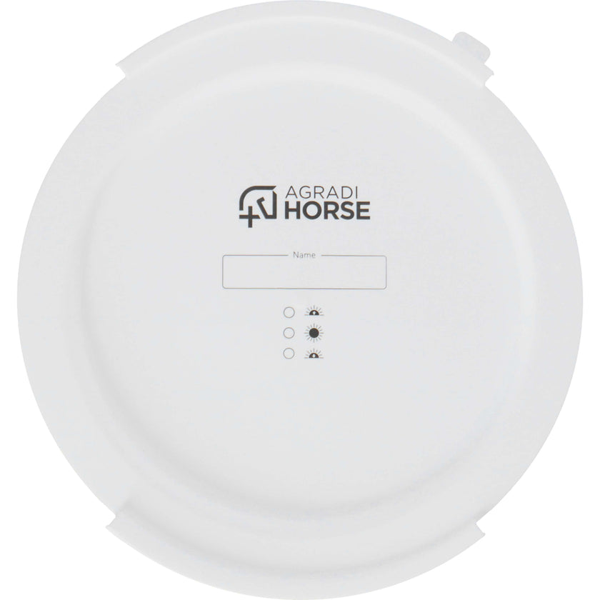 Agradi Horse Couvercle pour seau flexible Blanc