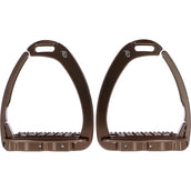 Tech Stirrups Étriers Venice Sloped Evo Swarovski Marron
