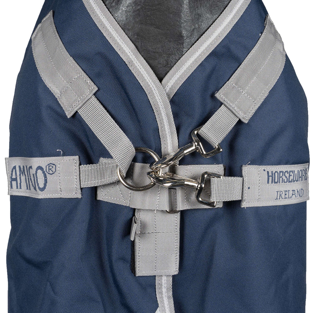 Amigo Chemise Turnout 1200D Integrated 0g Marine/Gris Titane/Argent