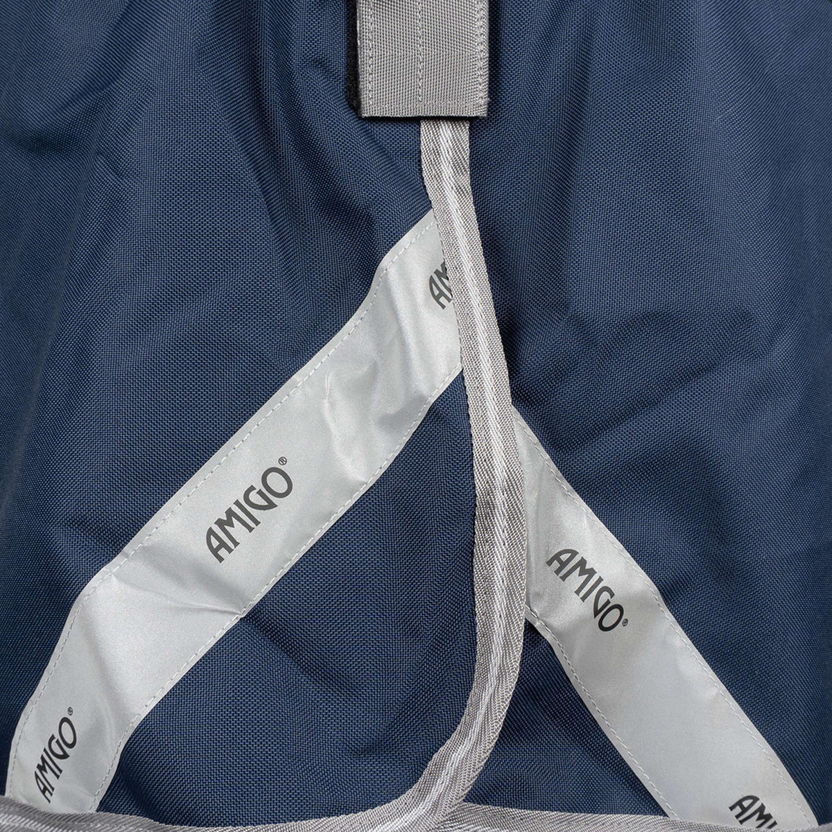 Amigo Turnout Rug Integrated 1200D 150g Navy/Titanium Grey/Silver
