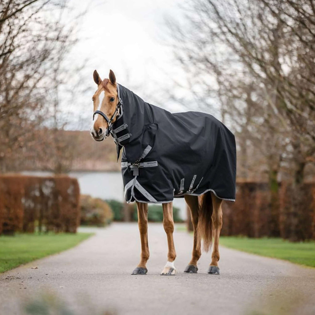 Amigo Chemise Turnout 1200D Integrated 50g Noir/Gris Titane/Argent