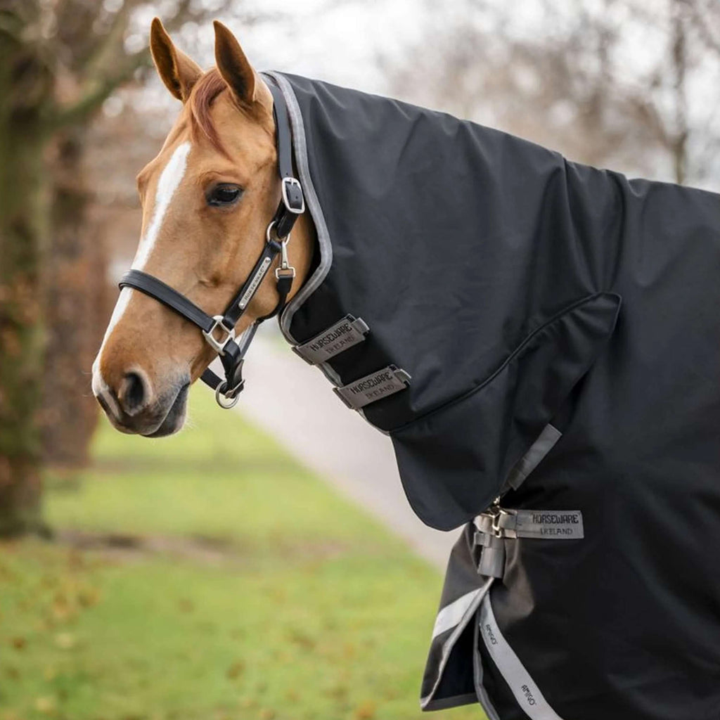 Amigo Chemise Turnout 1200D Integrated 50g Noir/Gris Titane/Argent