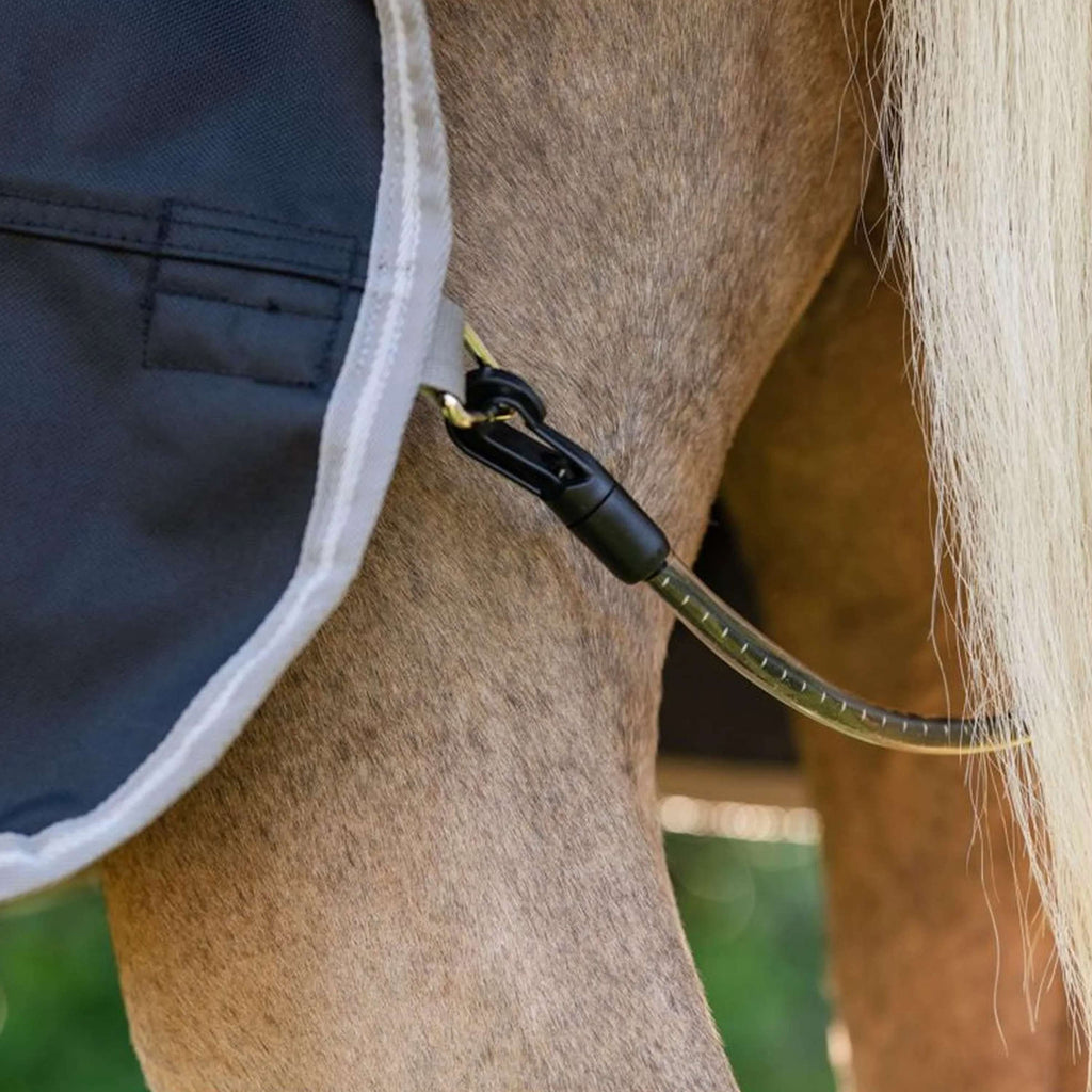 Amigo Chemise Turnout 1200D Plus Pony 0g Noir/Gris Titane/Argent
