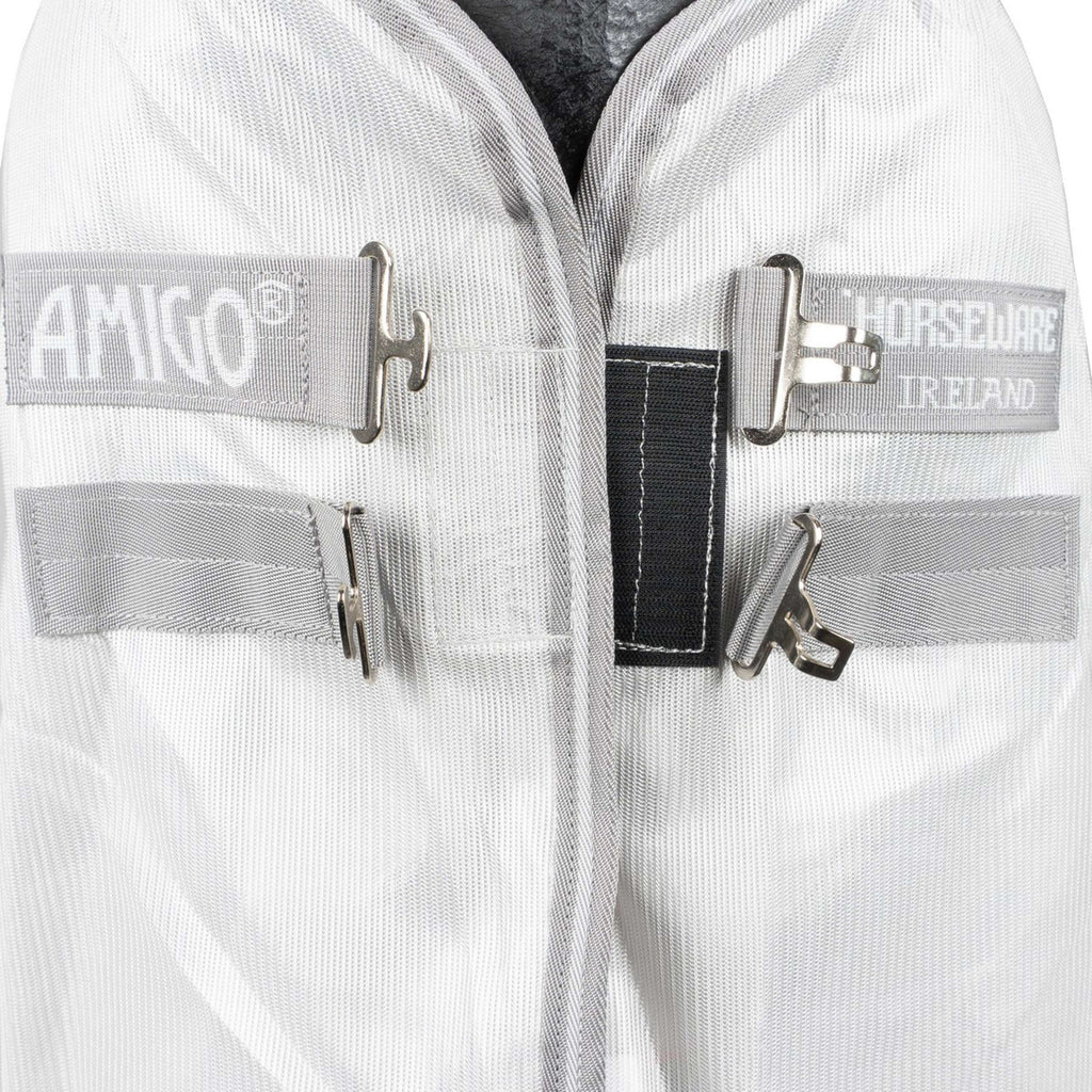 Amigo Couverture Anti-Mouches Integrated Argent/Gris Titane/Argent