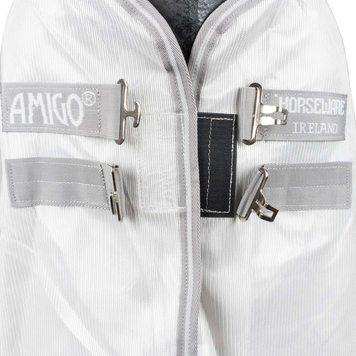 Amigo Couverture Anti-Mouches Integrated Argent/Gris Titane/Argent