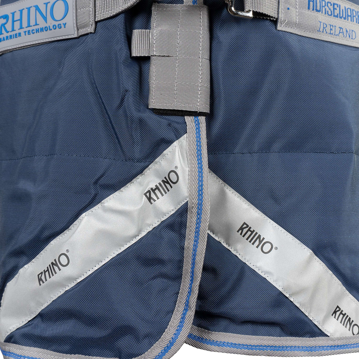 Rhino Chemise Turnout 100g Bleu marine/Gris titane/Bleu classique