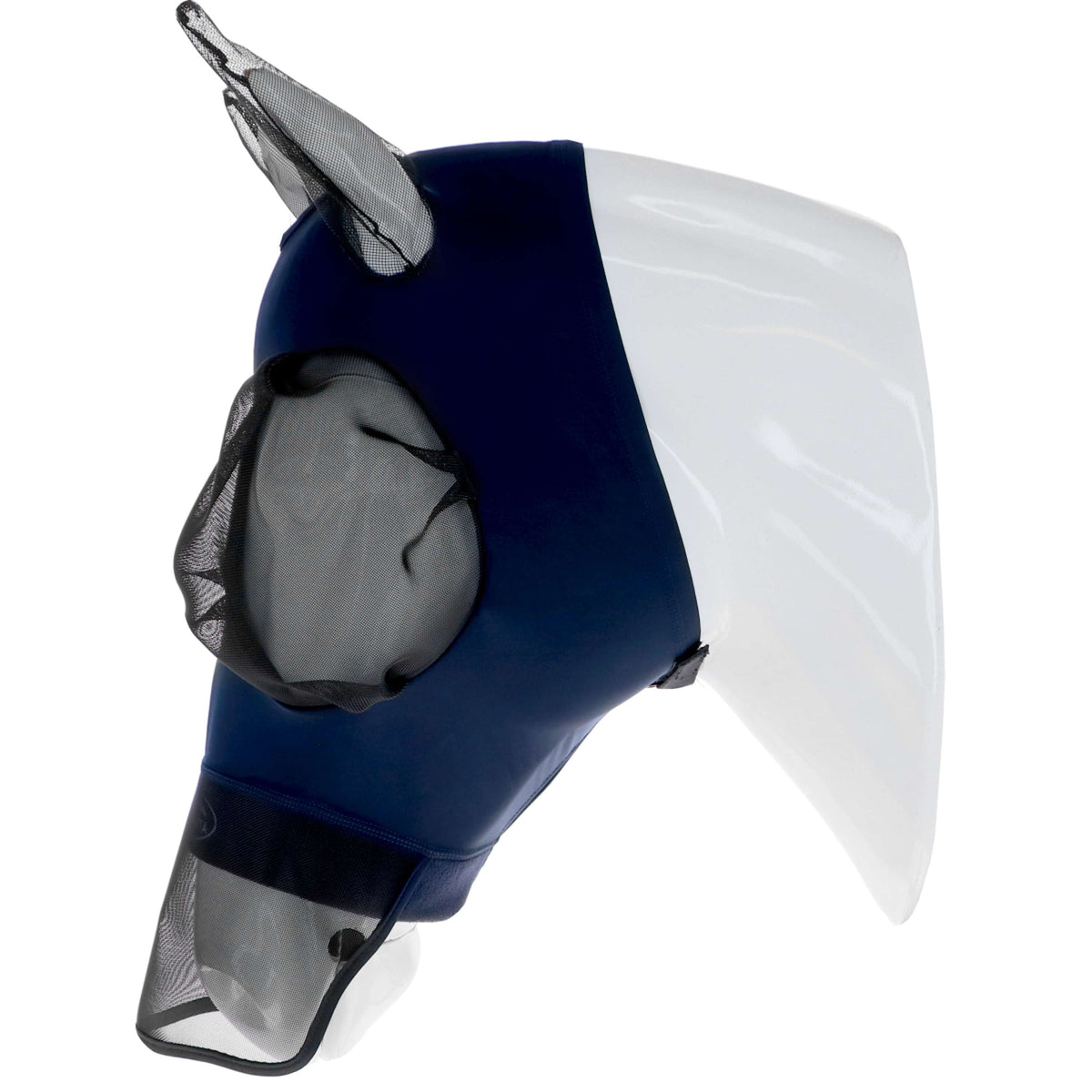WeatherBeeta Masque Anti-Mouches ComFiTec Luxe Bug Eye Saver avec Oreilles et Nez Marin/Noir
