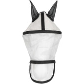 EQUITHÈME Masque Anti-Mouches Protec avec Protection UV Argent