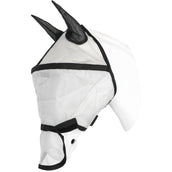 EQUITHÈME Masque Anti-Mouches Protec avec Protection UV Argent