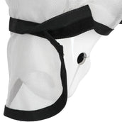 EQUITHÈME Masque Anti-Mouches Protec avec Protection UV Argent