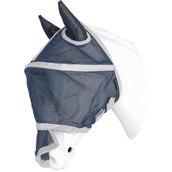 EQUITHÈME Masque Anti-Mouches Hoop avec Protection UV Marin