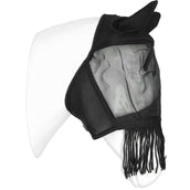 EQUITHÈME Masque Anti-Mouches Franges avec Protection UV Noir