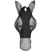EQUITHÈME Masque Anti-Mouches Lycra UV protection Avec Filet Nez Noir