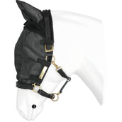 EQUITHÈME Licol Anti-Mouches avec Protection UV Noir
