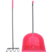 Kerbl Pelle et Râteau à Crottin Rose