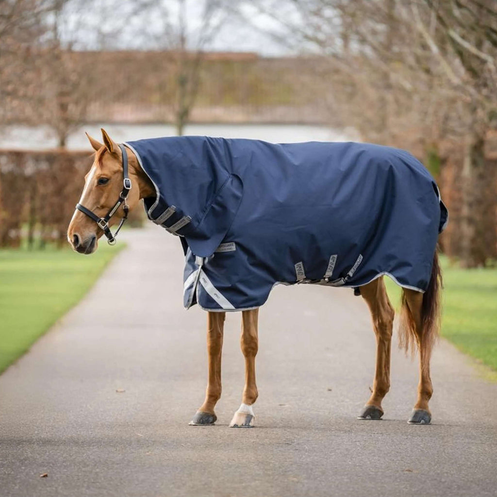 Amigo Chemise Turnout 1200D Integrated 50g Marine/Gris Titane/Argent