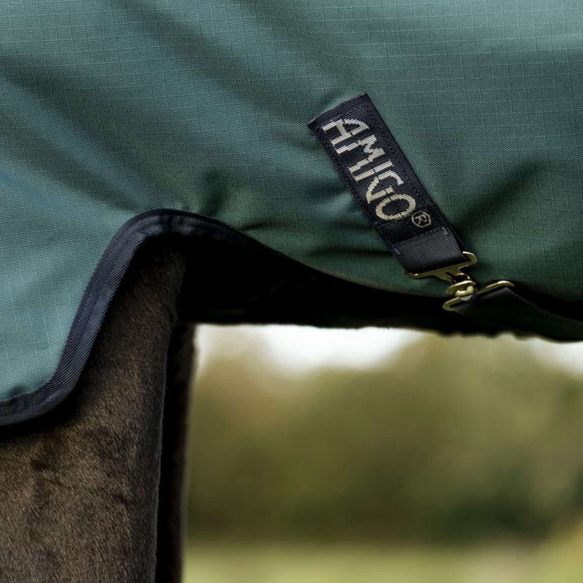 Amigo Ripstop 900D 50g Fleece Lined Dynasty Green/Navy/Silver