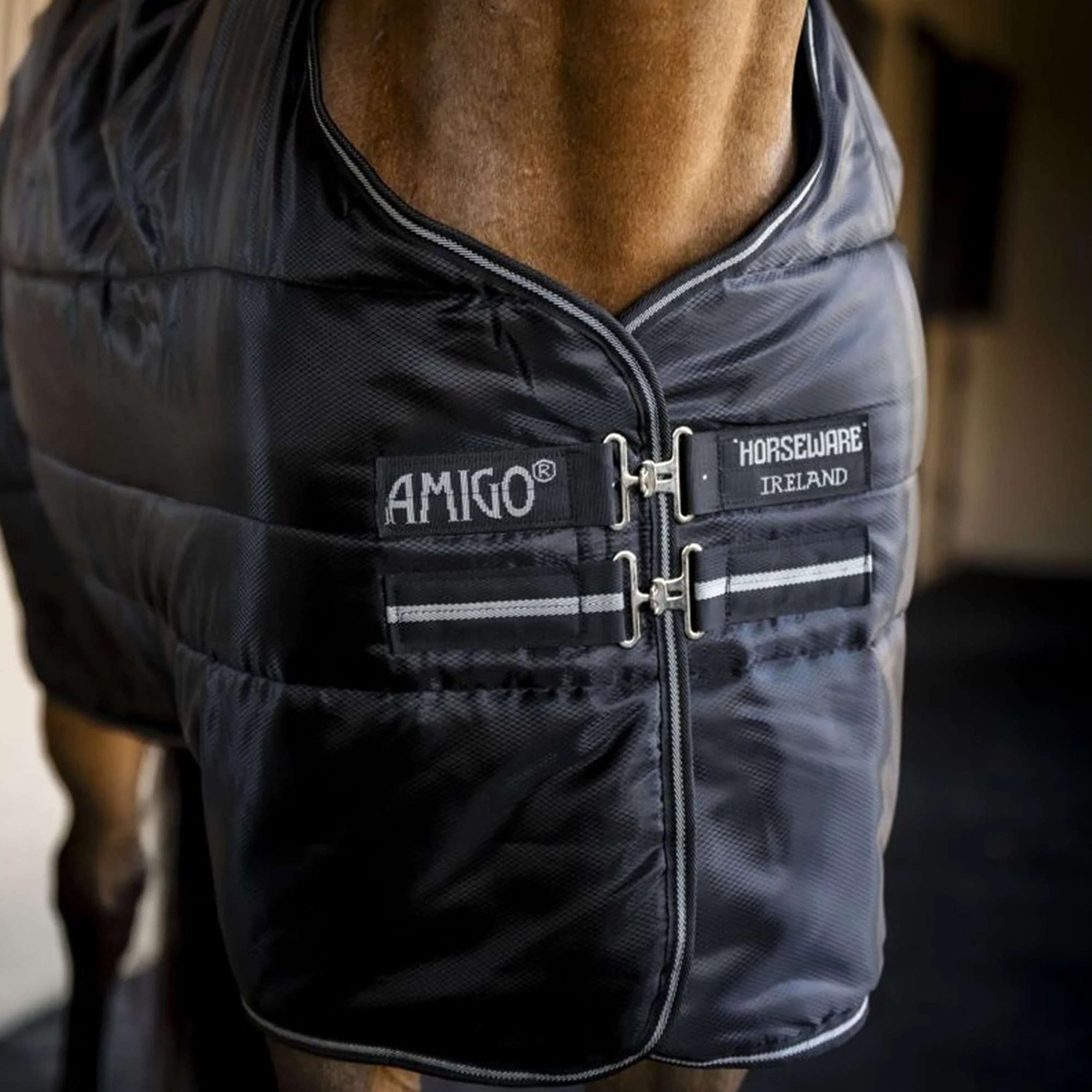Amigo Ripstop Insulator Stable 350g Black/Black/Silver Amigo Ripstop Insulator Stable 350g Black/Black/Silver