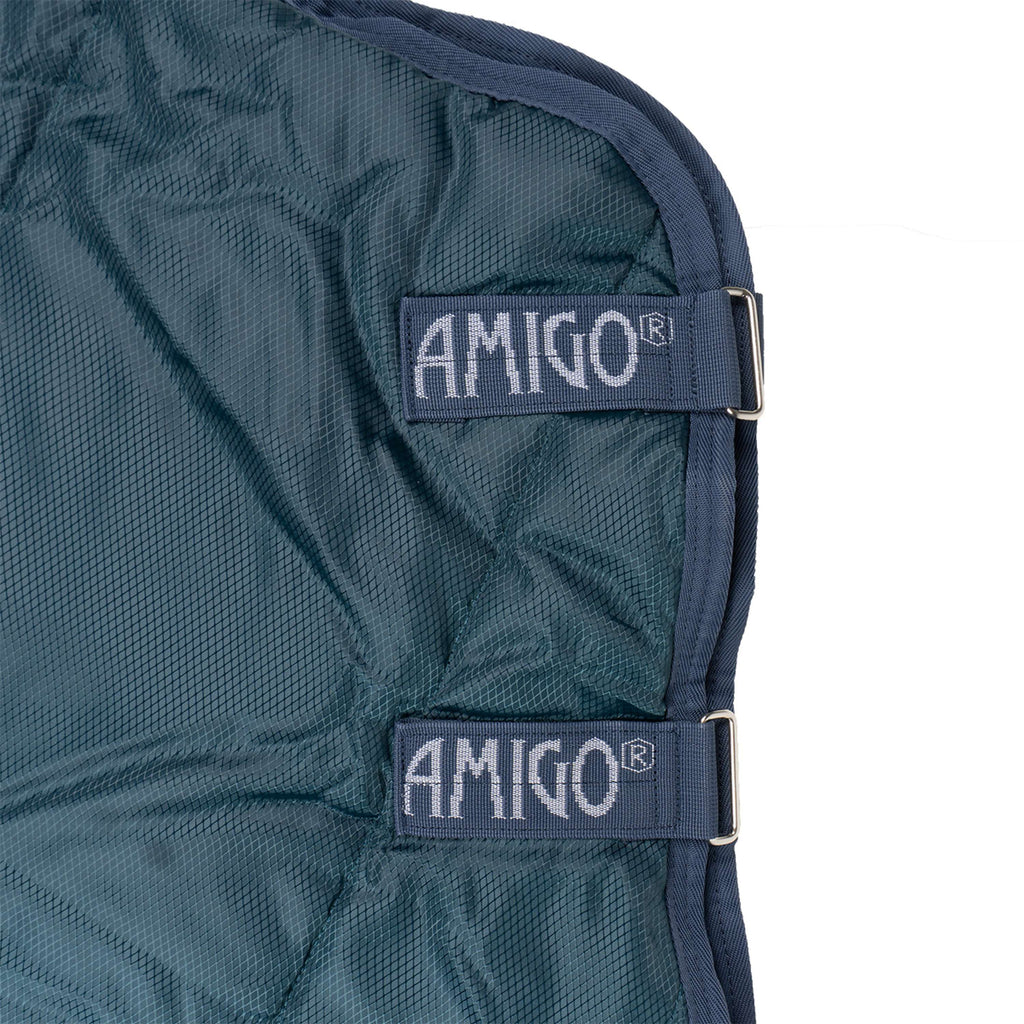 Amigo Couvre-Cou Ripstip Insulator Stable 100g Dynasty Green/Navy/Silver