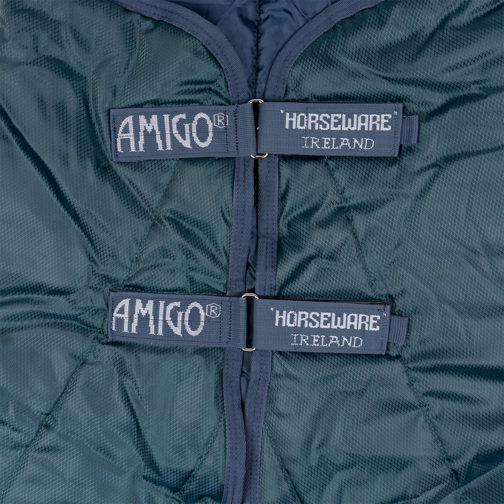 Amigo Couvre-Cou Ripstip Insulator Stable 100g Dynasty Green/Navy/Silver