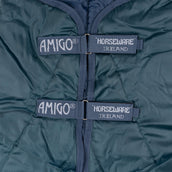 Amigo Couvre-Cou Ripstip Insulator Stable 100g Dynasty Green/Navy/Silver
