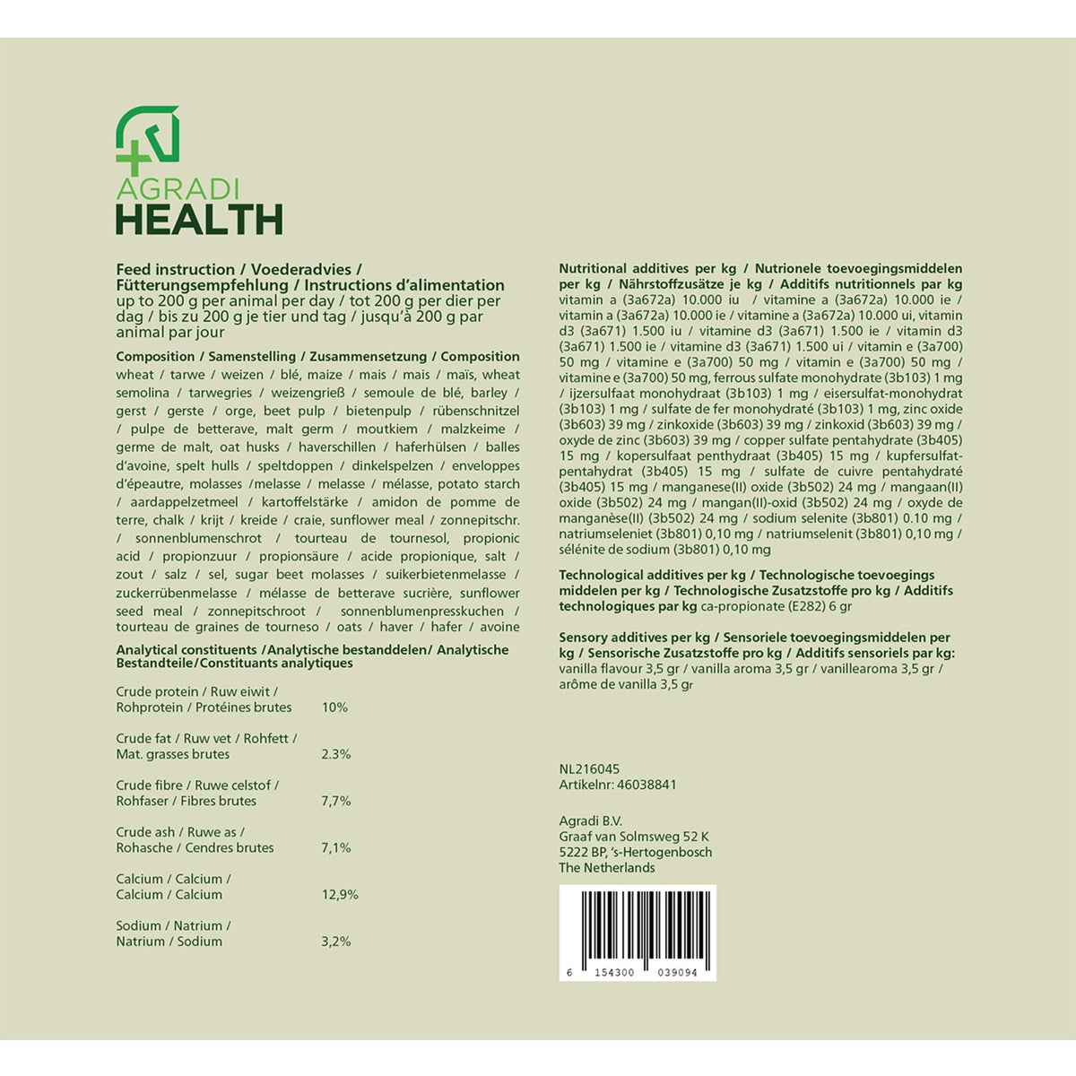 Agradi Health Croquette de Récompense Vanilla