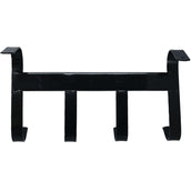 Agradi Horse Porte-Bride avec 4 Crochets Noir